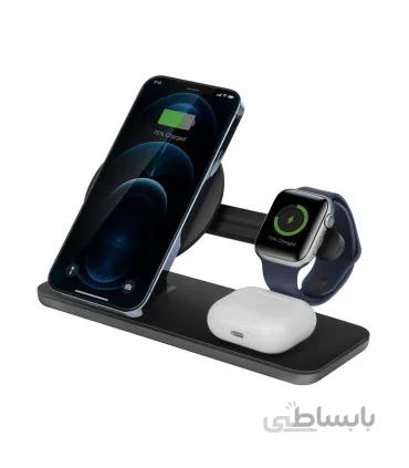 شارژر بی سیم MagSafe انرژیا مدل MagDisc Trio 3 in 1
