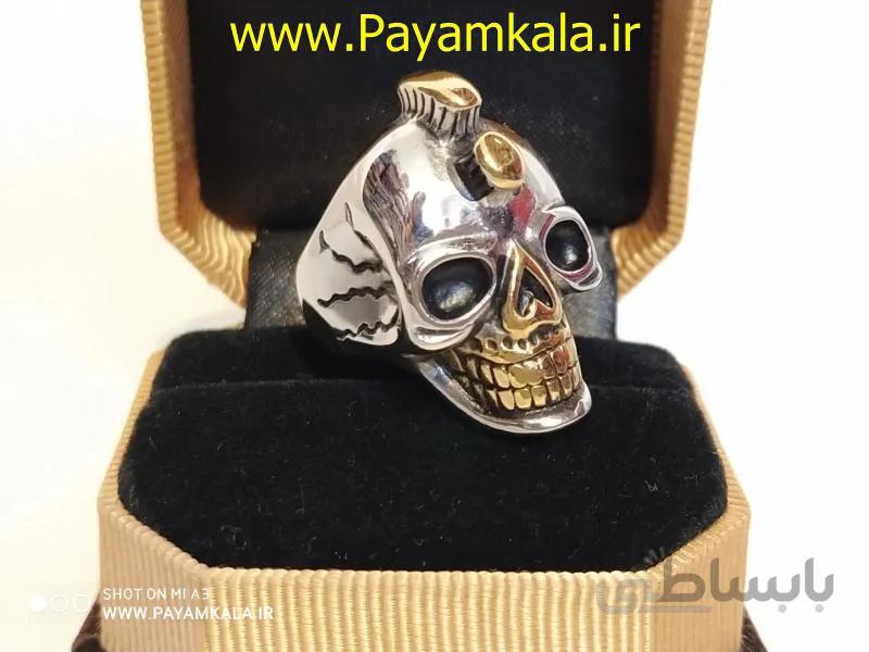 انگشتر اسپرت طرح اسکلت سایز 11 کد 03
