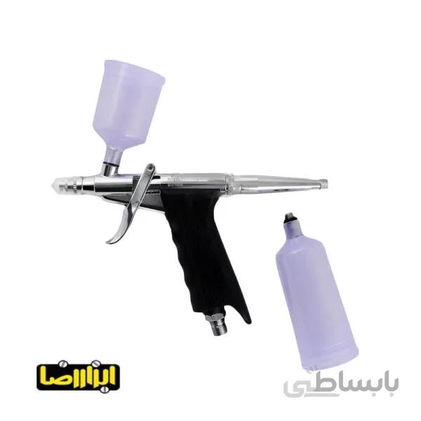 ایربراش دو کاسه رو حرفه ای دسته تفنگی دیاکو