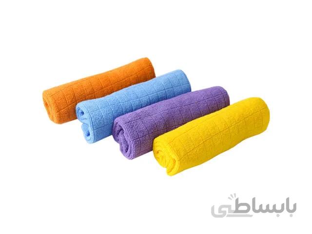دستمال نظافت خودرو و منزل بسته 4 عددی