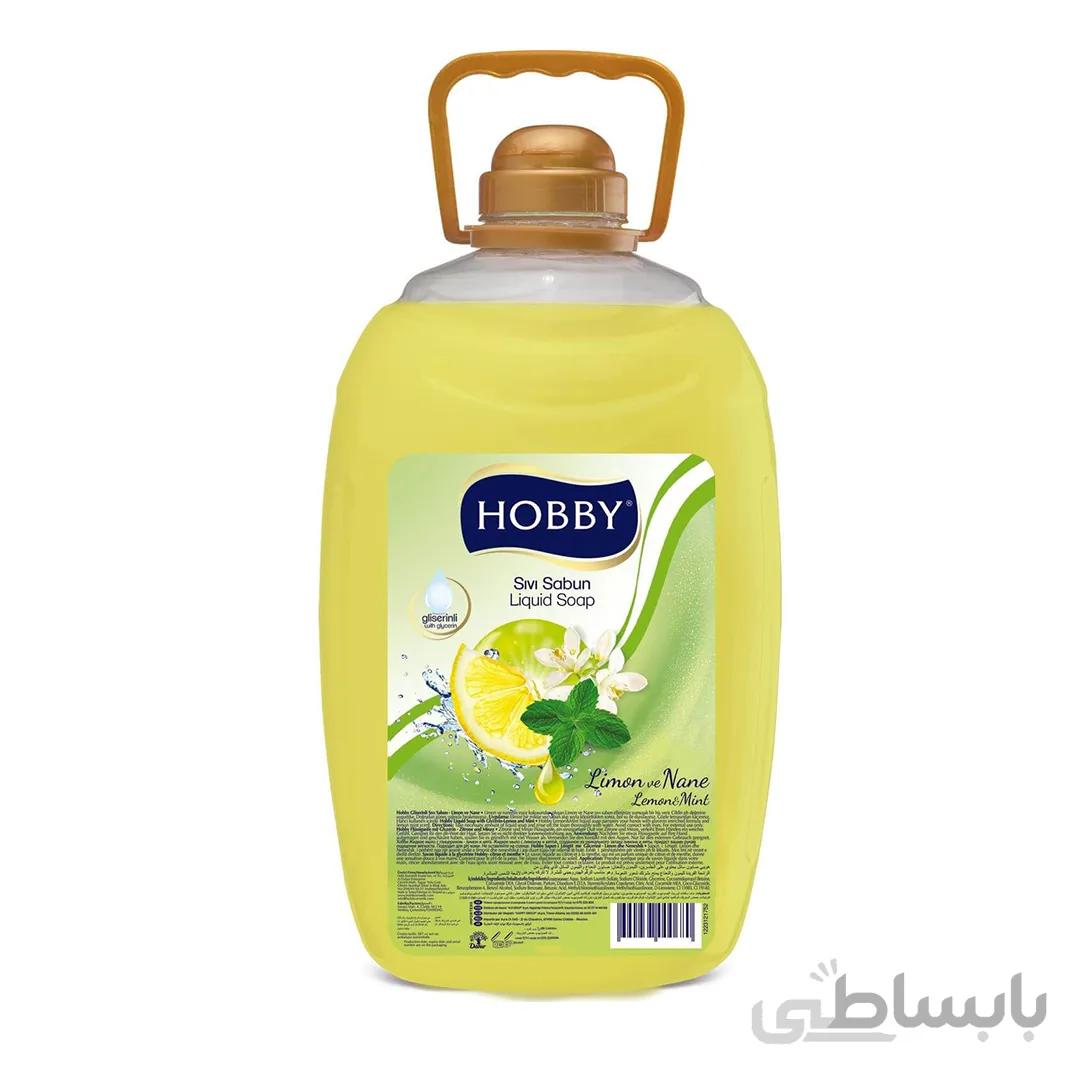 مایع دستشویی رمانتیک با رایحه لیمو هوبی 3.6 لیتری Hobby