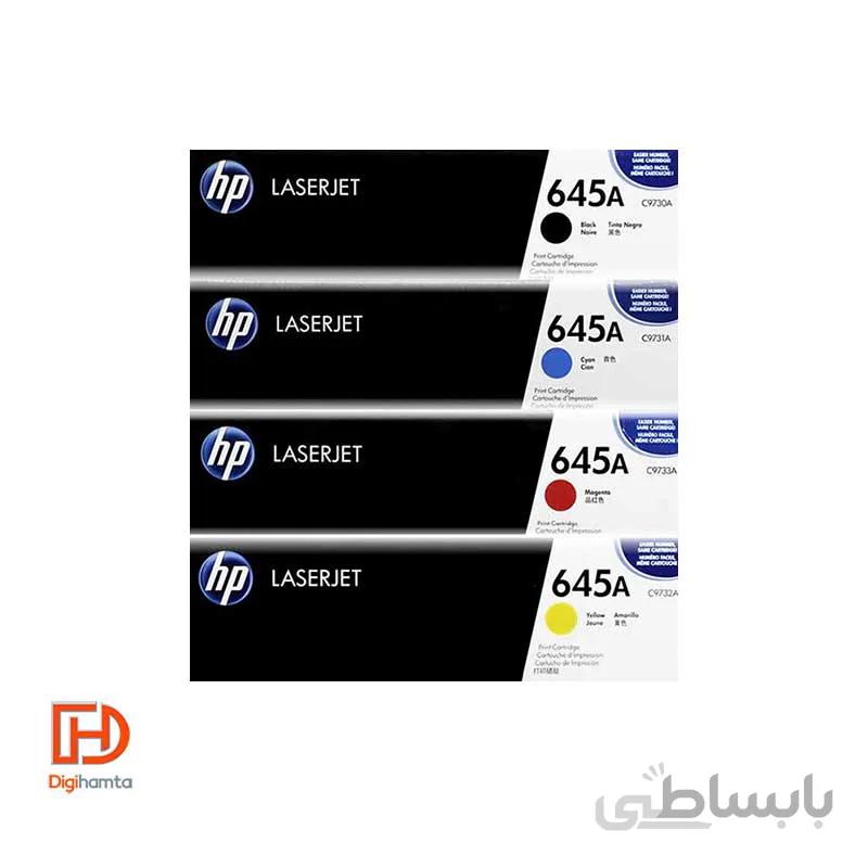 کارتریج تونر لیزری رنگی اچ پی HP 645A 4 Color Toner Cartridges