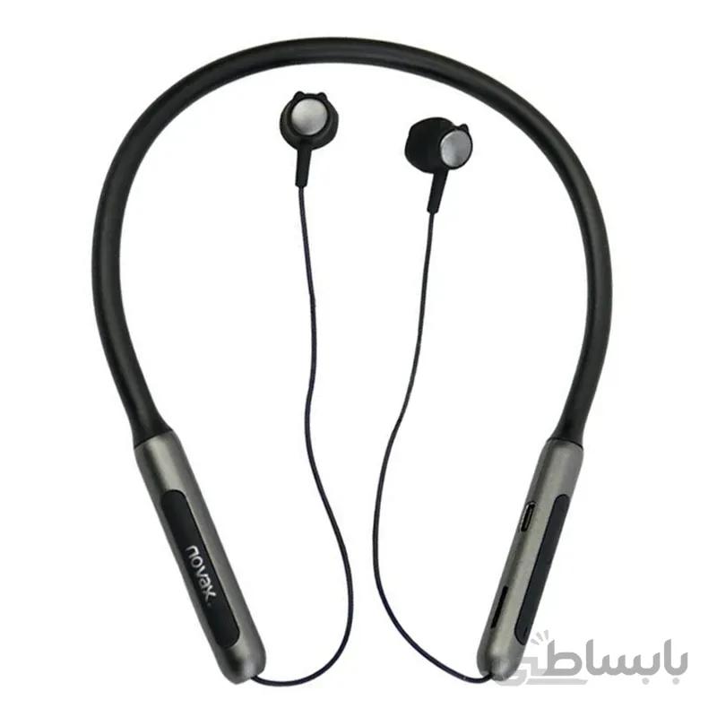 هندزفری بلوتوث دورگردنی و رم خور Novax BL-205