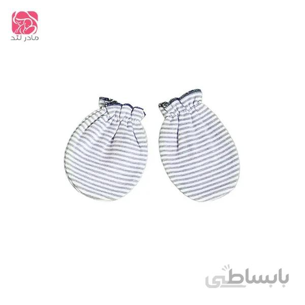 دستکش نوزادی نیلی طرح توکا