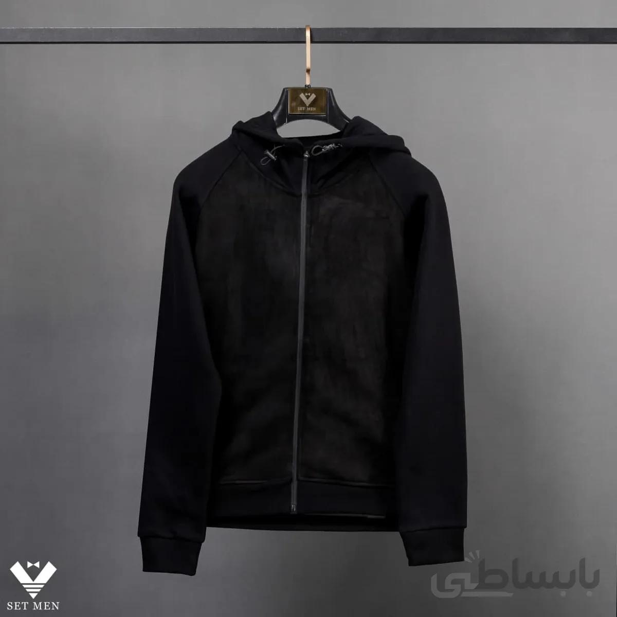 سویشرت جلو مخمل sw100