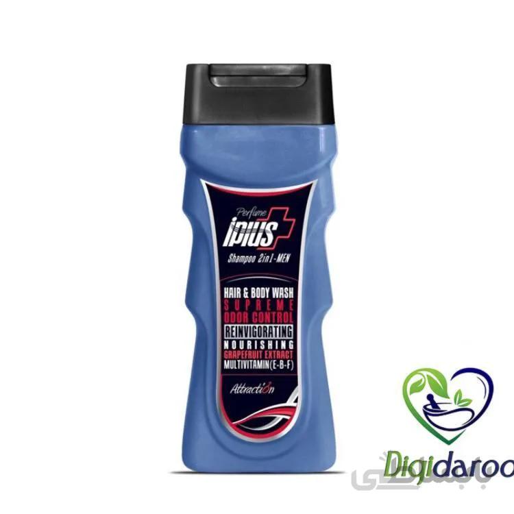 شامپو سر و بدن معطر آقایان آی پلاس ا Hair And Body Wash reinvigorating Shampoo For Men IPLUS