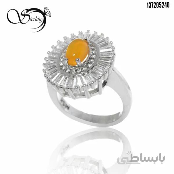 انگشتر شرف الشمس نقره زنانه کد:۲۳۸۹