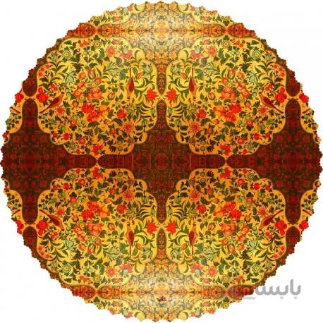 رومیزی مخمل گرد سقف چرمی