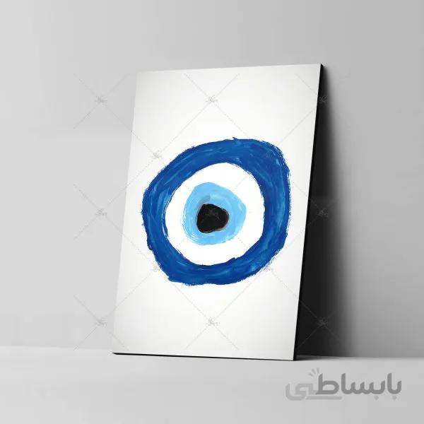 تابلو شاسی آواویز مدل طرح چشم زخم کد 4G580