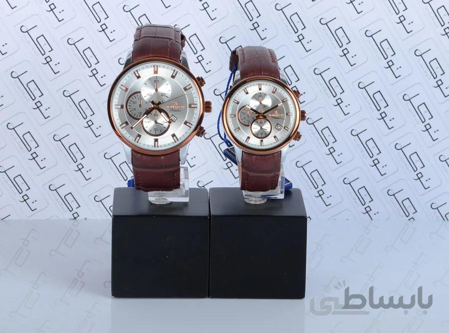 ساعت طرح کرنو چرمی مدل mt1024