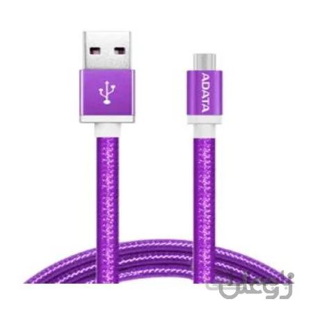 کابل تبدیل USB به microUSB ای دیتا مدل Reversible Aluminum به طول 100 سانتی متر