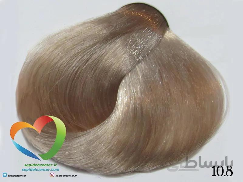 رنگ مو اپتیما شماره 10.8 رنگ بلوند بنفش خیلی روشن