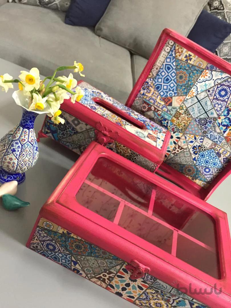 تیباکس ۵ خانه چوبی پتینه کاری کد ۱۰۲۲۱۲
