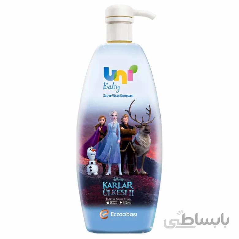 شامپو سر و بدن بچه یونی بیبی Uni Baby طرح دوم