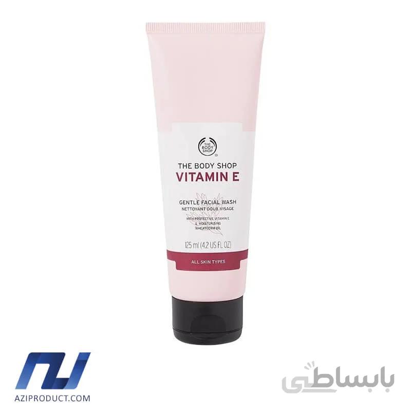 کرم شستشو صورت بادی شاپ مدل ویتامین E حجم 125 میل