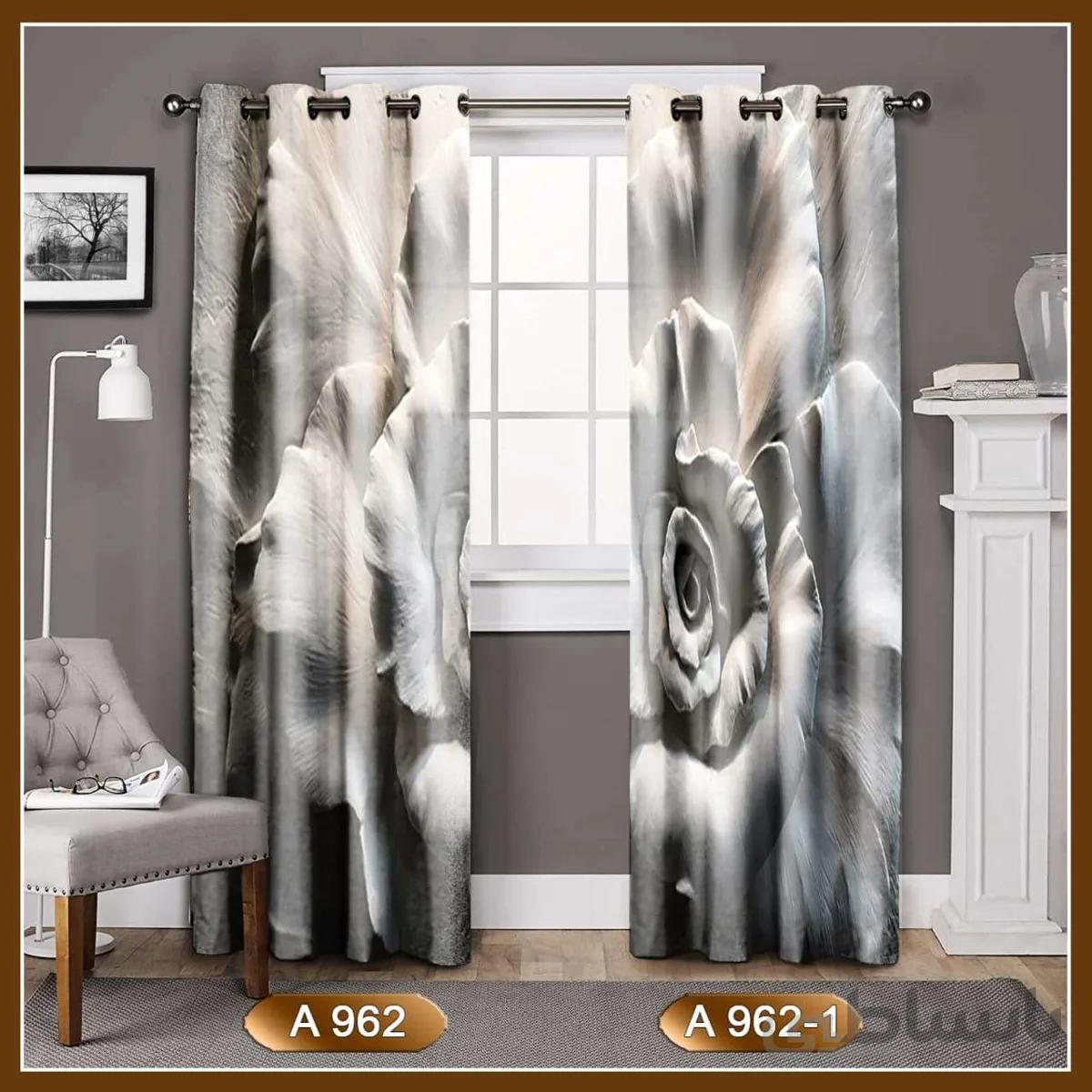 پرده چاپی طرح مدرن کد A962 / A962 1