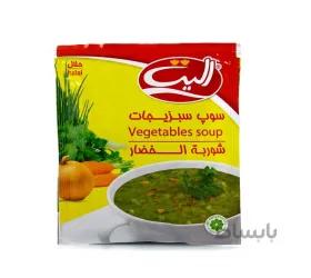 سوپ سبزیجات نیمه آماده الیت مقدار 65 گرم