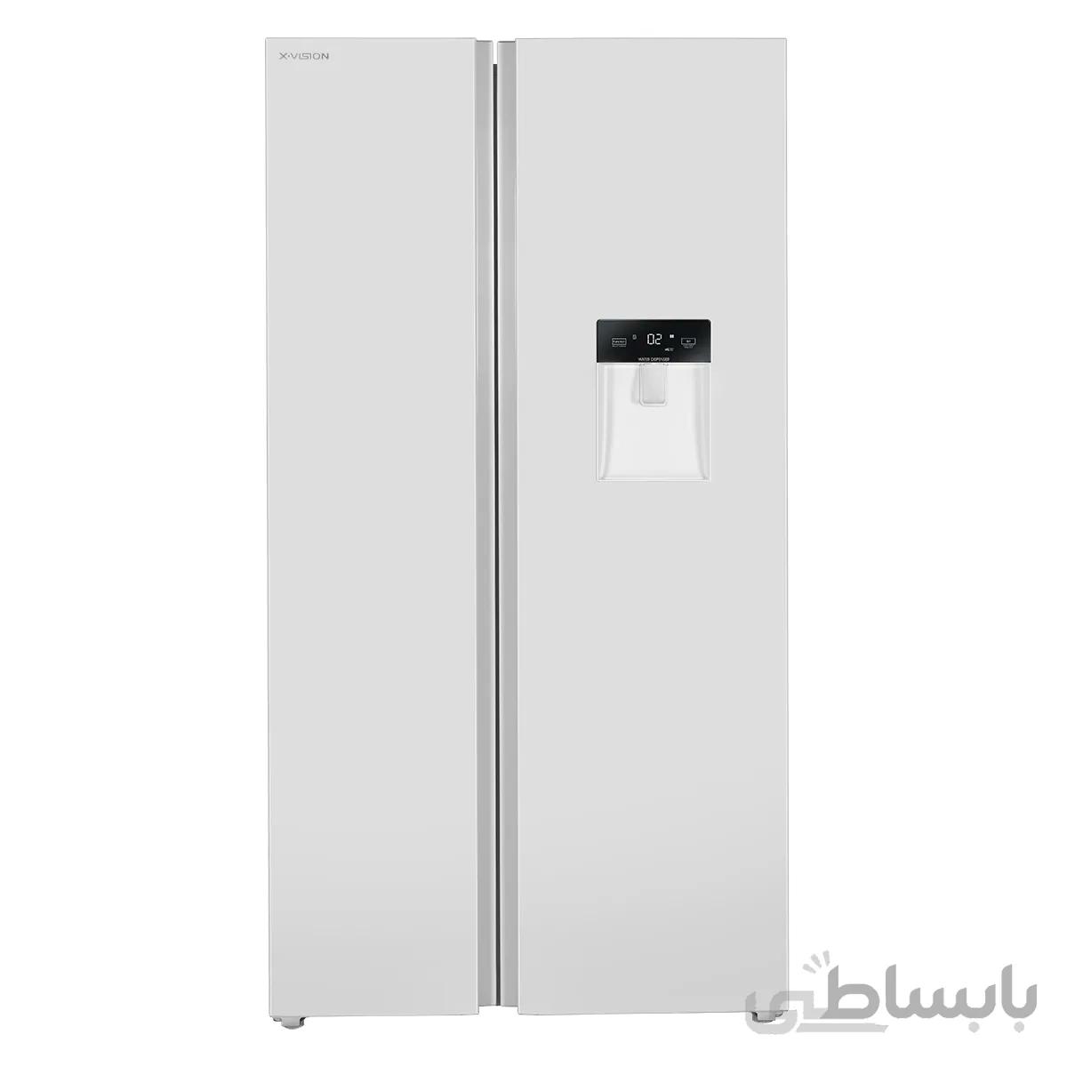 یخچال و فریزر ساید بای ساید ایکس ویژن مدل TS665-AWD/ASD