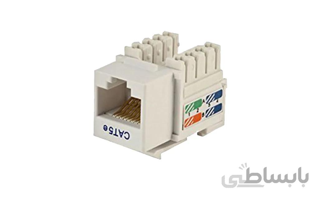 کیستون شبکه نت پلاس cat5e utp ا Keystone Cat5e utp NetPlus