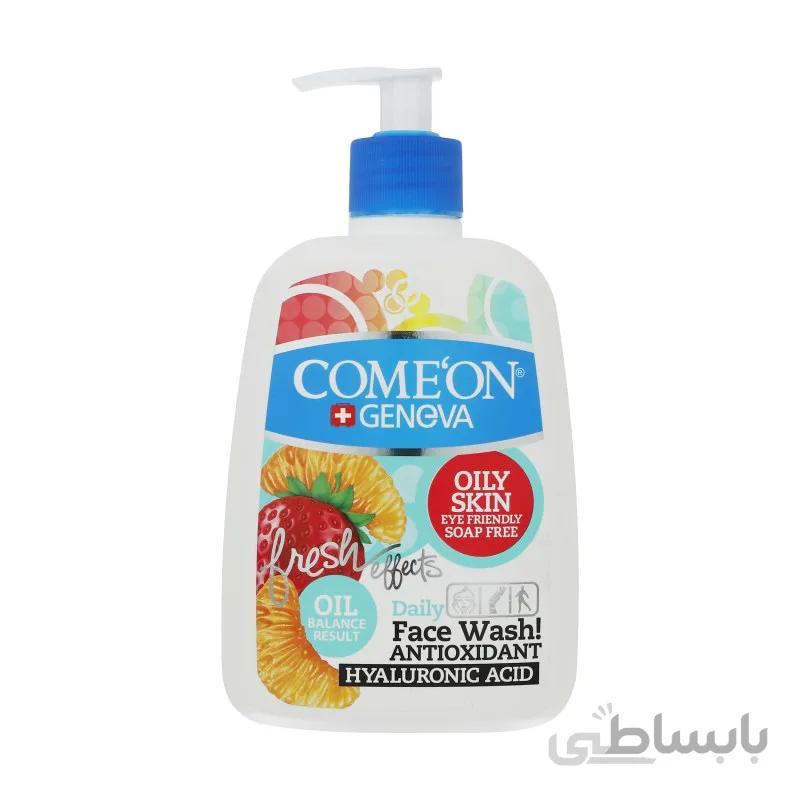 ژل شستشو صورت کامان مدل Oily حجم ۵۰۰ میلی لیتر