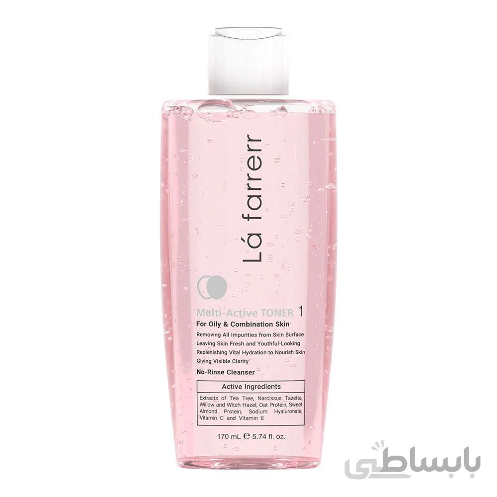 تونر لافارر 1 مخصوص پوست چرب و مختلط ا La Farrerr Oily And Combination Toner