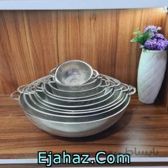 آبکش 10 پارچه استیل پانچ