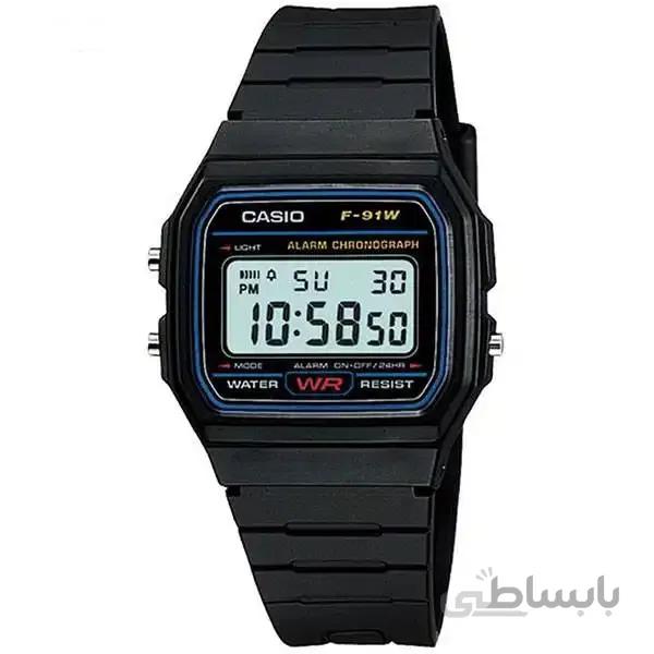 ساعت مچی ورزشی مردانه Casio مدل F91W-1