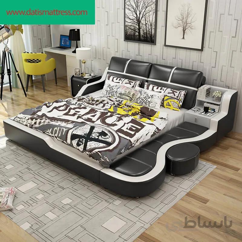 تخت خواب هوشمند و آپشنال نابی تک - مدل راوین
