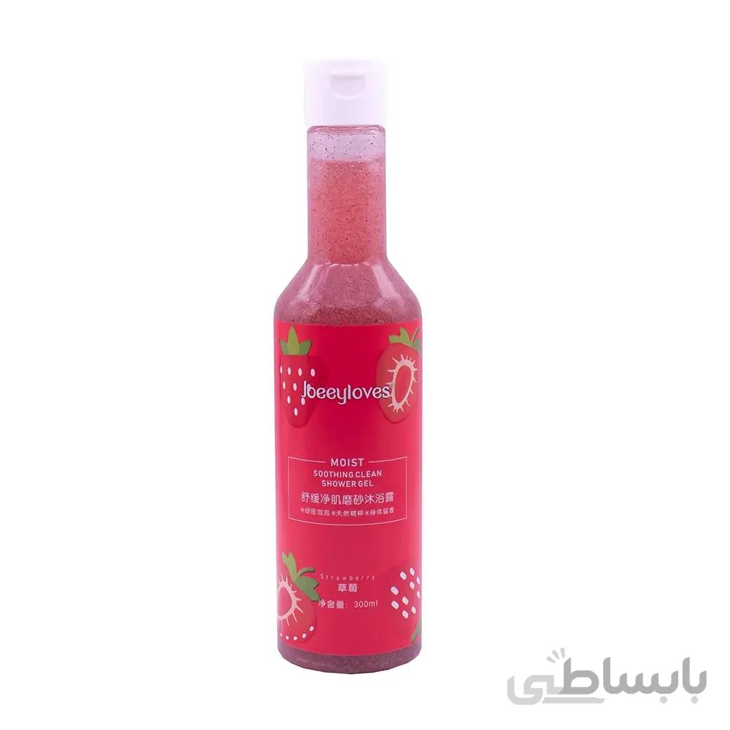ژل شستشو بدن میوه ای Joeeyloves حاوی عصاره توت فرنگی 300 میل ا Joeeyloves Gel Body Wash Fruit Strawberry Extract 300ml