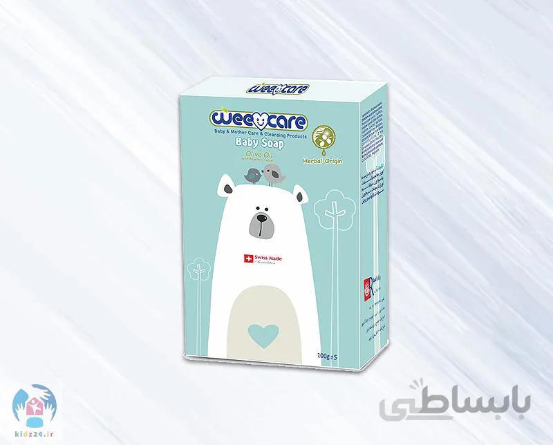 صابون‌ بچه وی کر حاوی روغن زیتون ۱۰۰ گرمی