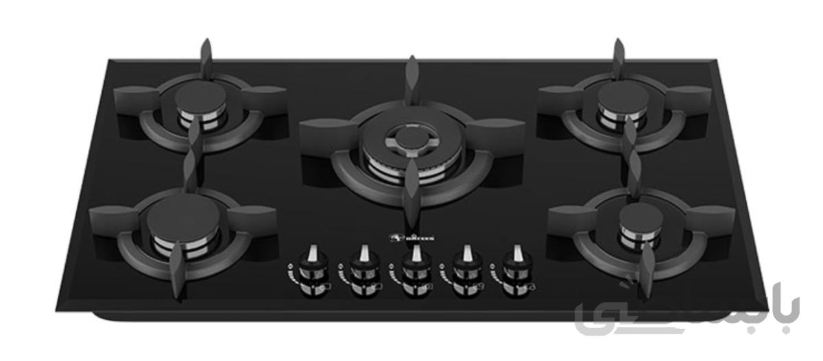 اجاق گاز ۵ شعله شیشه ای داتیس مدل DG544 ا Datees Gas Hob model DG544