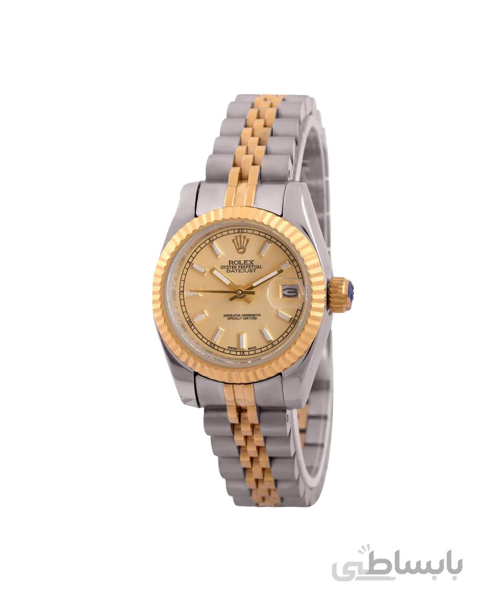 ساعت مچی زنانه رولکس ROLEX DATE JUST S/G/G