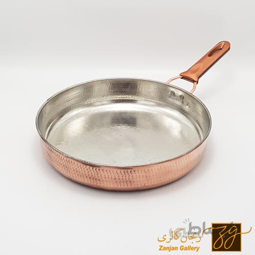 تابه مسی تک دسته بزرگ