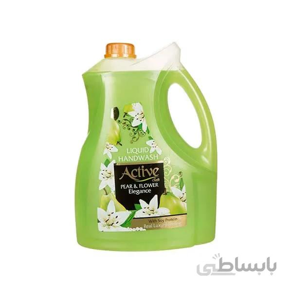 مایع دستشویی سبز 3750 گرمی اکتیو در کارتن 4 عددی ا green-handwashing-3750gr
