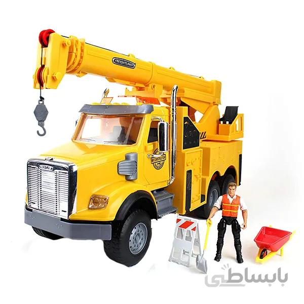 ماکت ماشین مدل جرثقیل همراه با آدمک کد 7643
