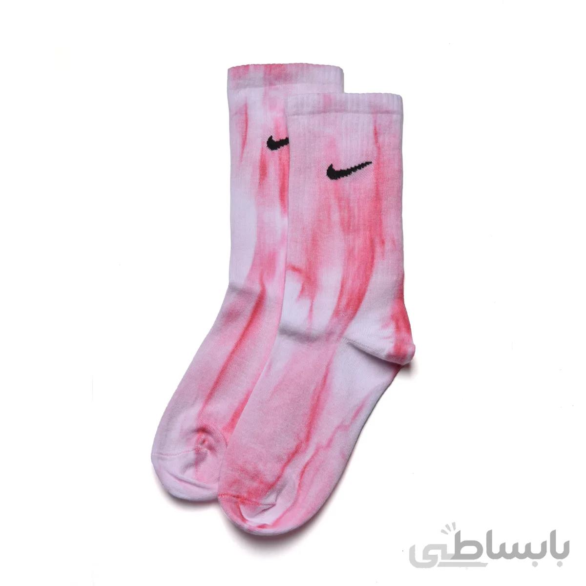 جوراب ساقدار نایک آبرنگی قرمز ماپاما