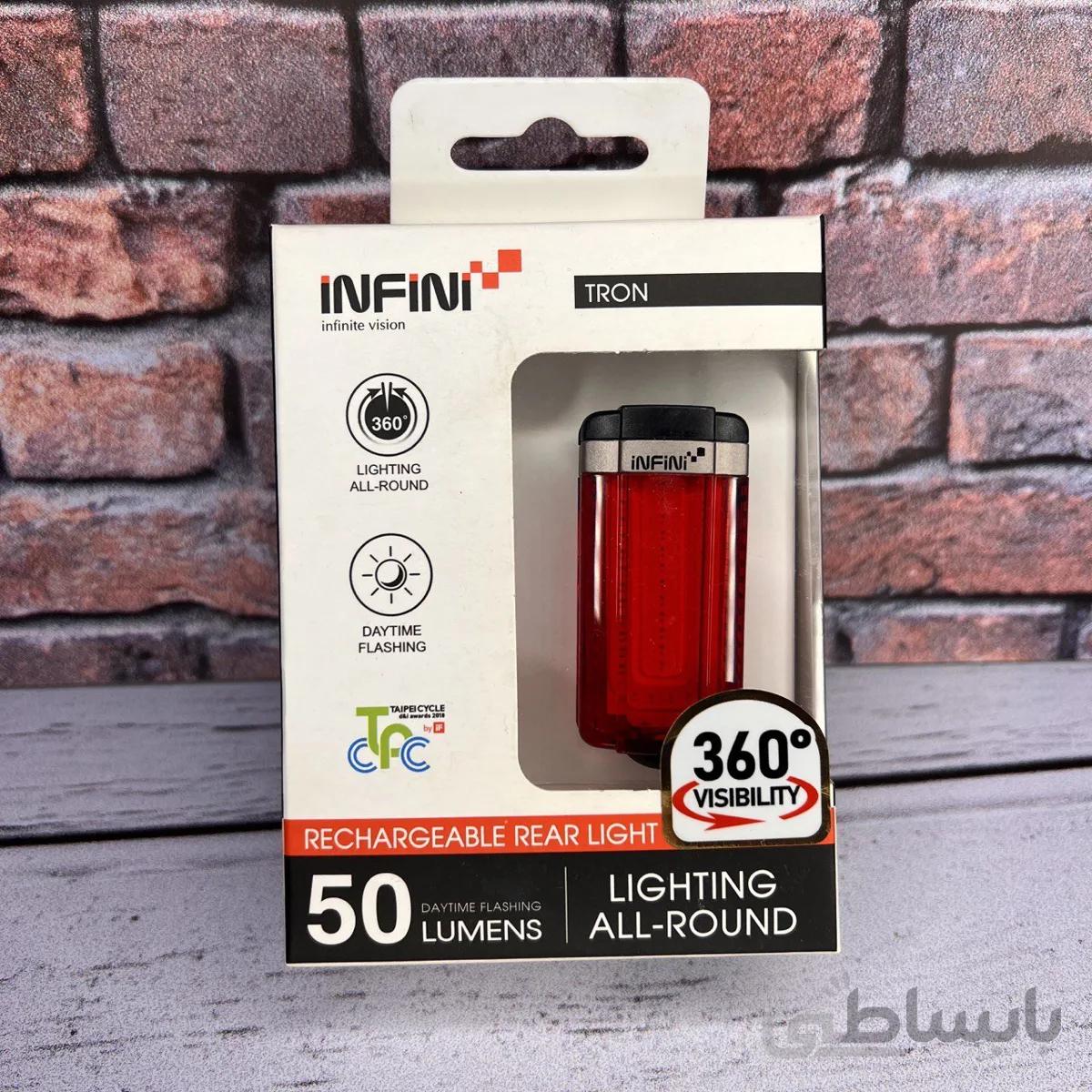 چراغ عقب دوچرخه اینفینی مدل I-280R-TRON