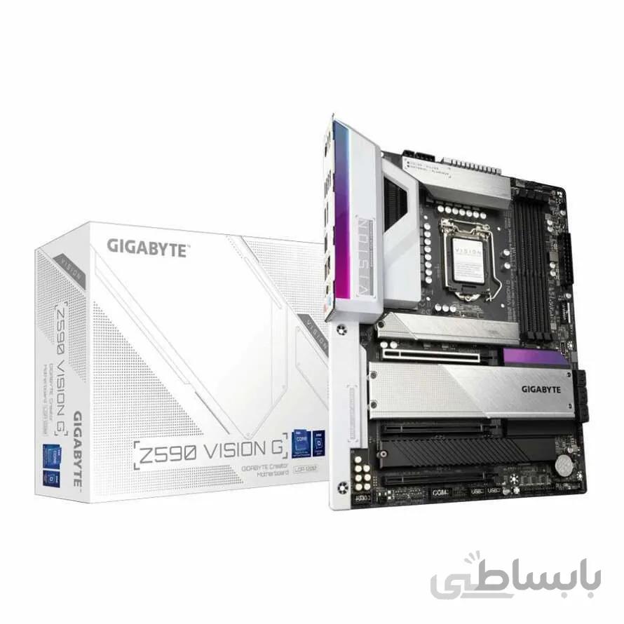 مادربرد گیگابایت Z590 VISION G ا Gigabyte Z590 VISION G (rev. 1.0) LGA1200 11th Gen Motherboard