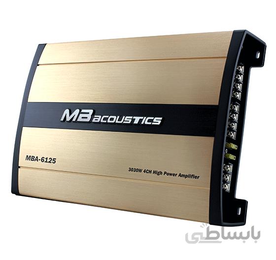 MBacoustics MBA-6125 آمپلی فایر ام بی آکوستیک — تصویر 1