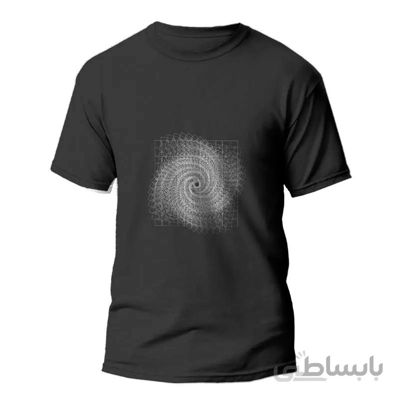 تیشرت طرح گرافیکی spin