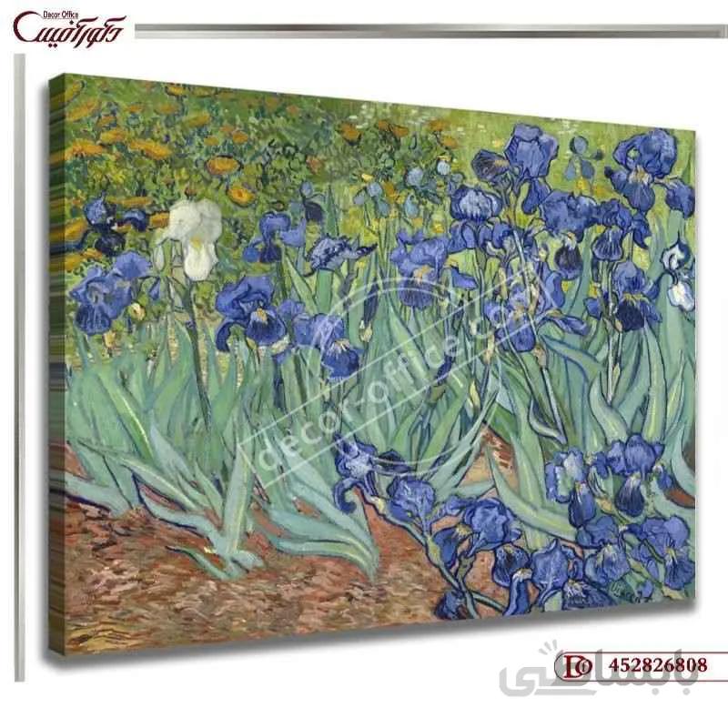 تابلو گلهای زنبق ونگوگ 6808 ا Wongog Lily Flower Paintings 6808