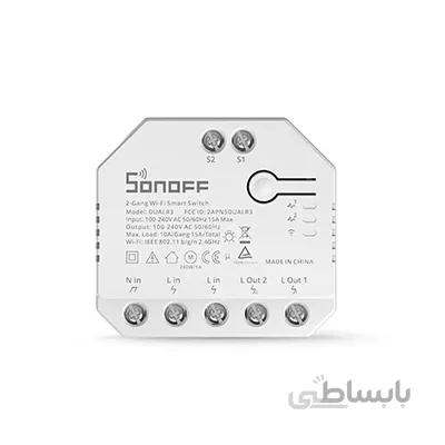 رله سوییچ ۲کانال ساناف با قابلیت اندازه گیری توان مصرفی