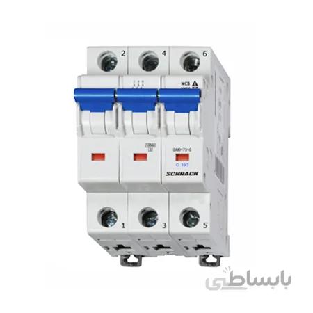 کلید مینیاتوری شراک – سه پل 10 آمپر تیپ C