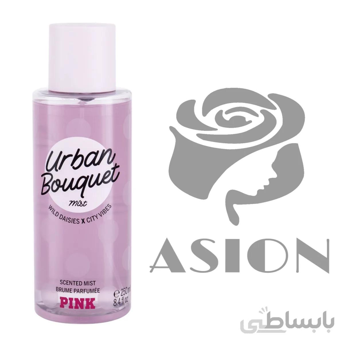 بادی میست ویکتوریاسکرت پینک مدل Urban Bauquet