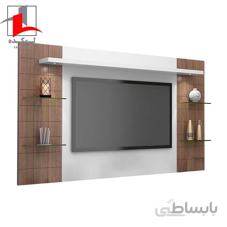 میز تلویزیون دیواری لمکده مدل TV wall