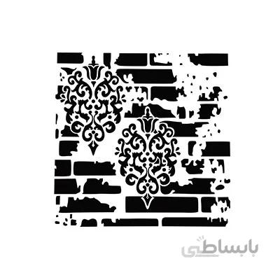 شابلون کد m55 گل و دیوار ریخته