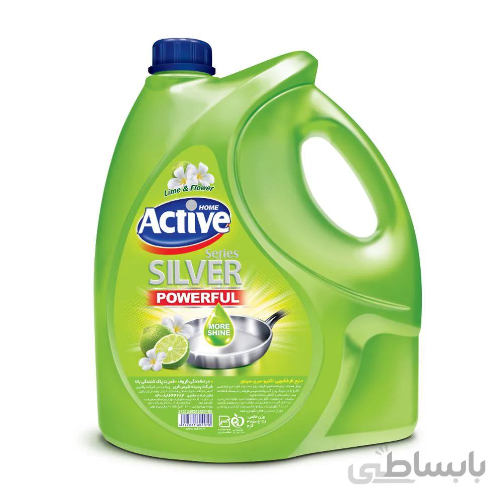 مایع ظرفشویی اکتیو سبز مقدار 3750 گرم