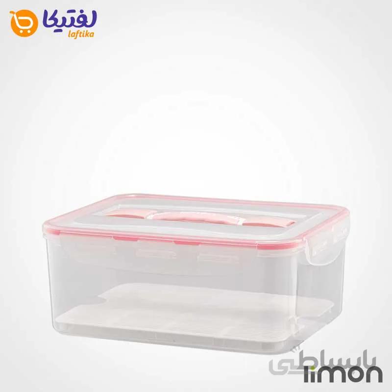 ظرف فریزری چهار قفل صنعت کوچک لیمون 4/5 لیتری