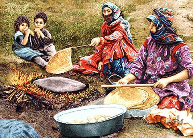 نخ و نقشه آماده طرح نان پز روستایی - 187