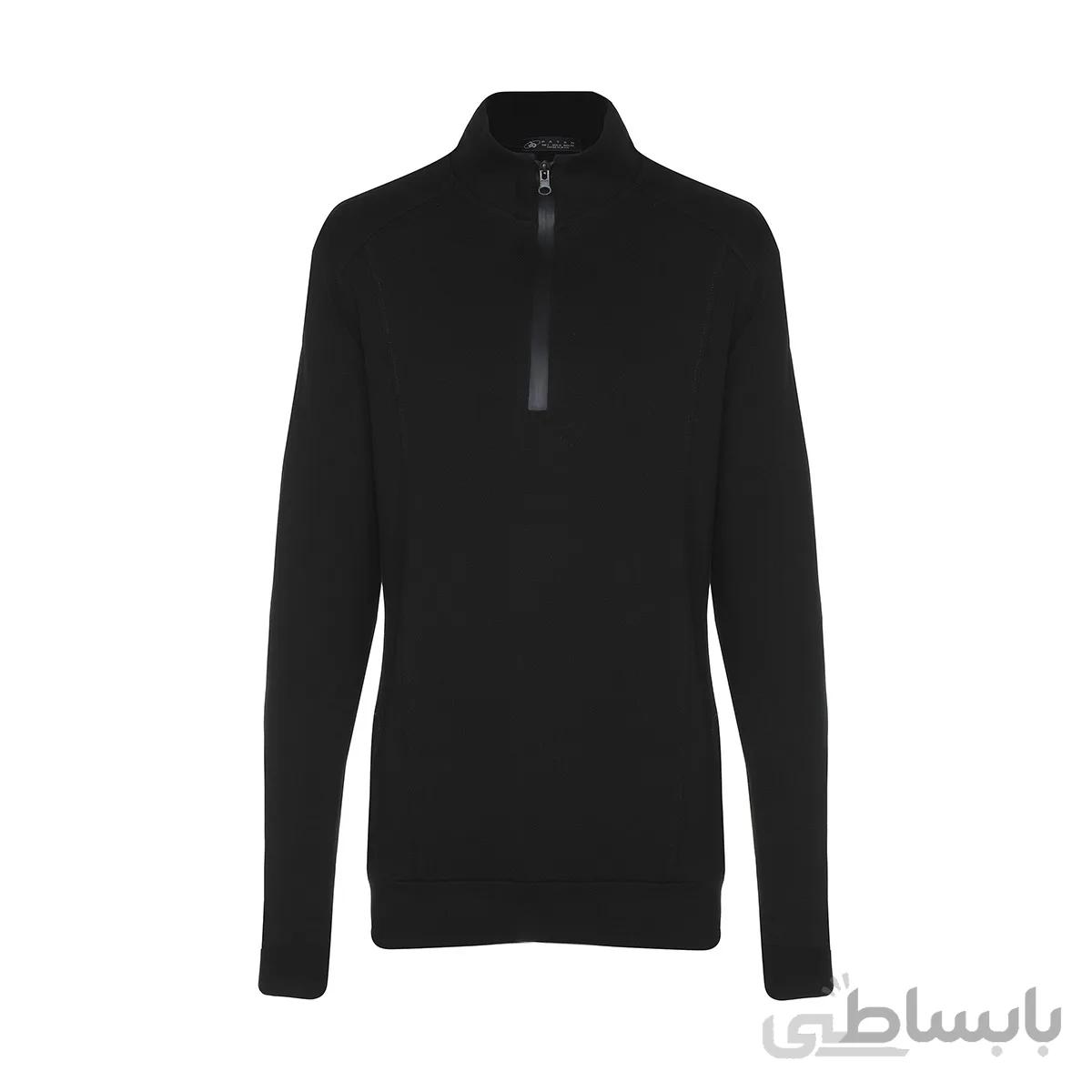 سوییشرت مردانه نیم زیپ